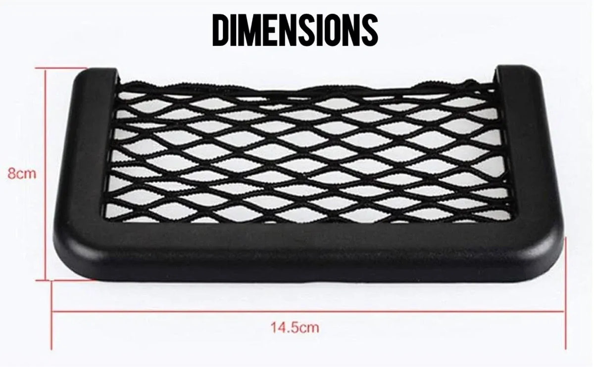 Poche en Filet pour Voiture – Rangement Téléphone et Petits Accessoires