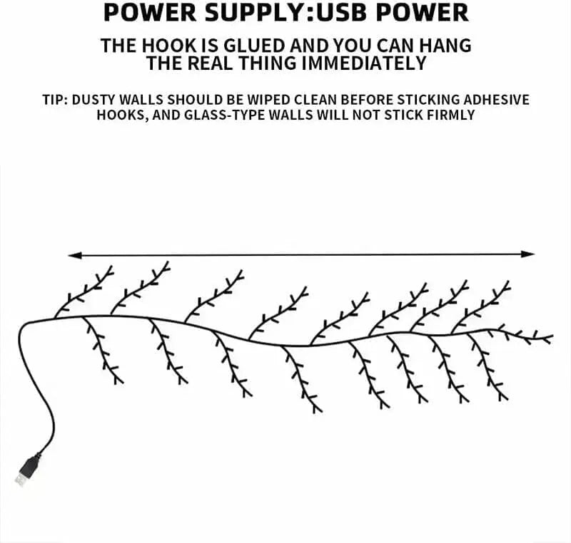 Guirlande Lumineuse Led En Forme De Branche De Cerisier En Fleurs