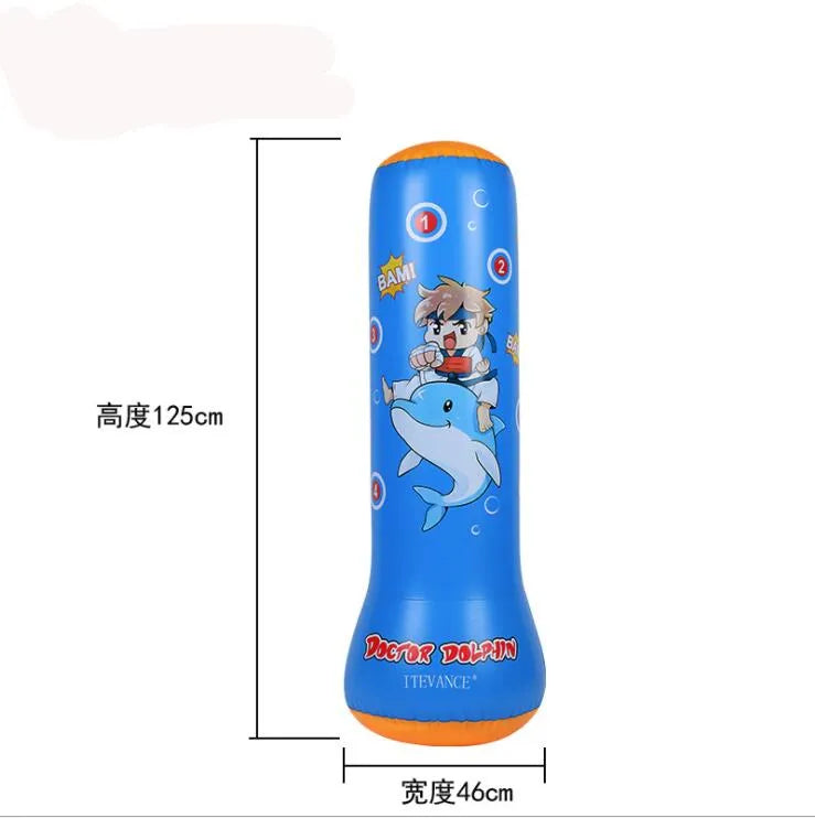 Sac de Boxe Gonflable Enfant – Jeu Sportif avec Retour Automatique