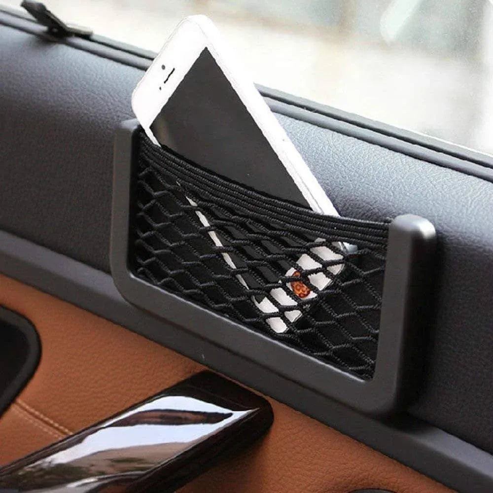 Poche en Filet pour Voiture – Rangement Téléphone et Petits Accessoires