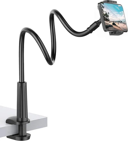Support Téléphone à Bras Flexible pour un Visionnage Confortable
