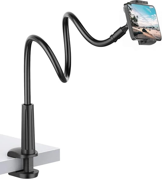 Support Téléphone à Bras Flexible pour un Visionnage Confortable