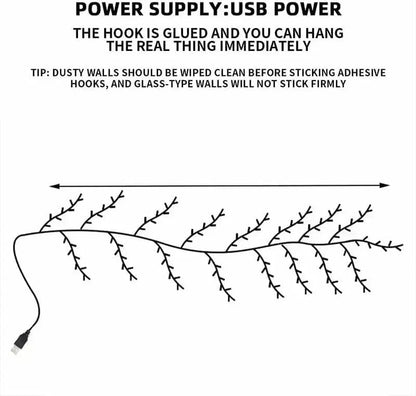 Guirlande Lumineuse Led En Forme De Branche De Cerisier En Fleurs