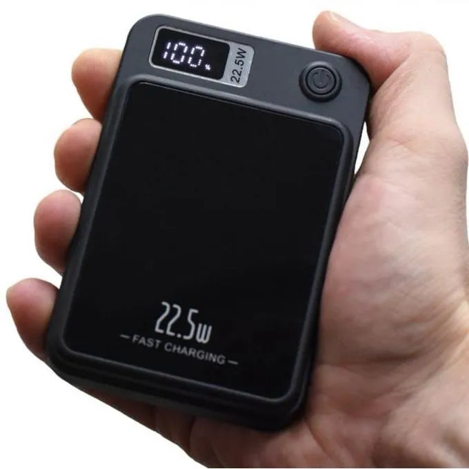 power bank Externe Magnétique 10000mAh avec Charge Rapide 22.5W et Écran LED