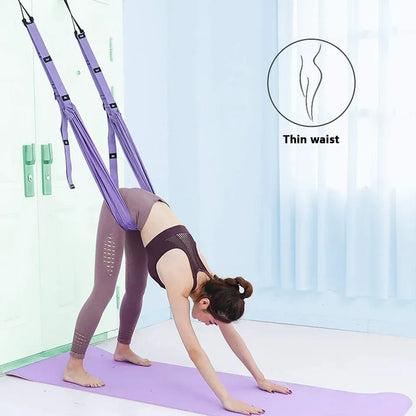 Sangle de Yoga pour Étirement de Nuque, Colonne et Renforcement