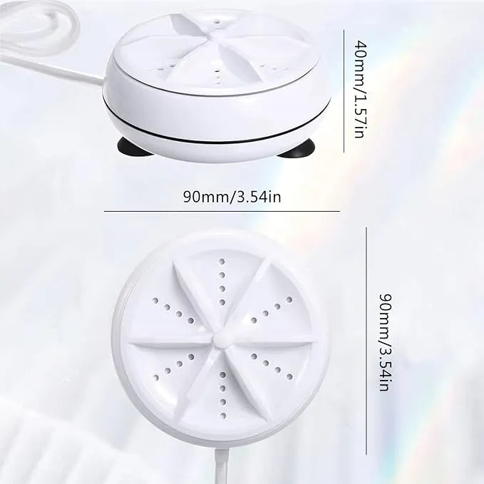 Mini Machine à Laver Portable USB à Ultrasons pour un Nettoyage Efficace