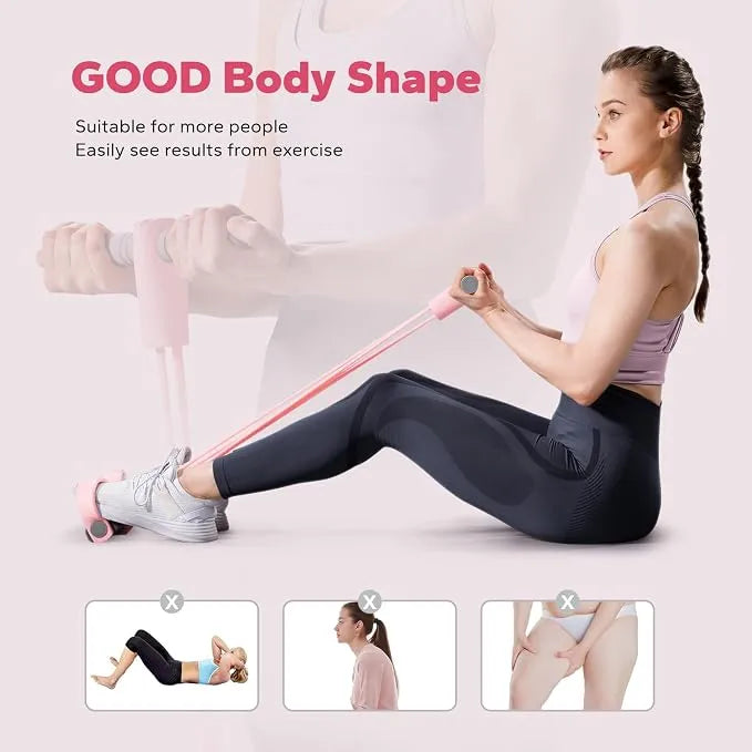 Appareil de Fitness Portatif à Pédale pour Renforcement Abdominal et Bras