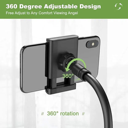 Support Téléphone à Bras Flexible pour un Visionnage Confortable