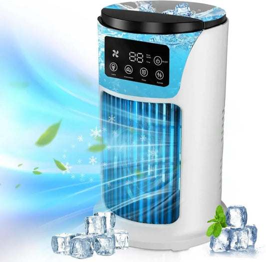 Mini Climatiseur Portable 3-en-1 – Fraîcheur Instantanée Partout