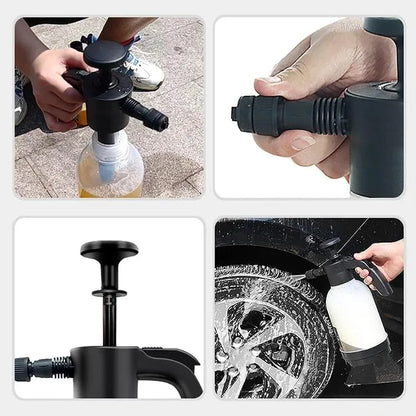 Bouteille de Mousse 2L à Pompe Manuelle pour Nettoyage Auto