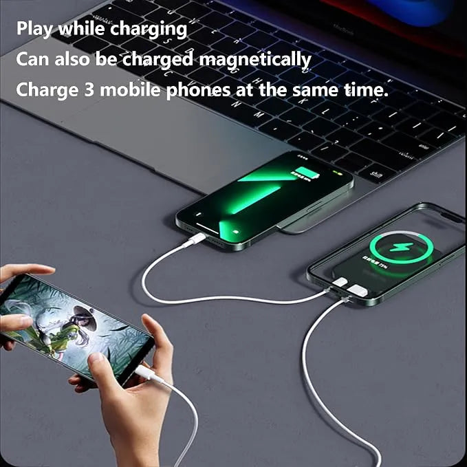 power bank Externe Magnétique 10000mAh avec Charge Rapide 22.5W et Écran LED