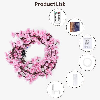 Guirlande Lumineuse Led En Forme De Branche De Cerisier En Fleurs