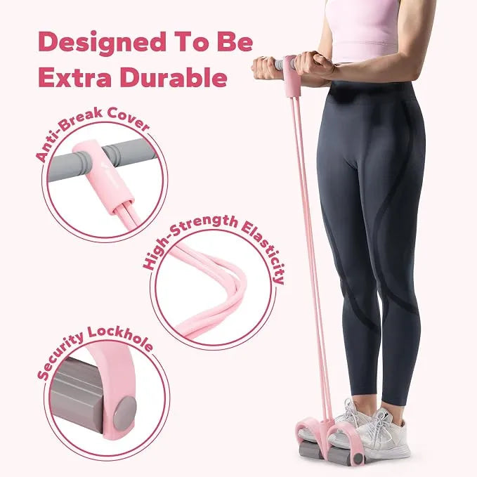 Appareil de Fitness Portatif à Pédale pour Renforcement Abdominal et Bras