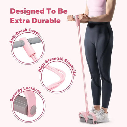 Appareil de Fitness Portatif à Pédale pour Renforcement Abdominal et Bras