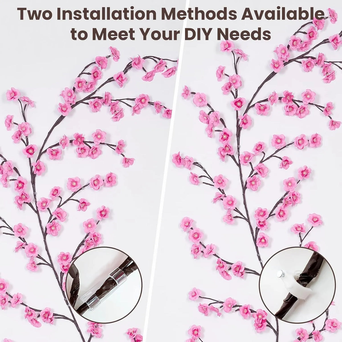 Guirlande Lumineuse Led En Forme De Branche De Cerisier En Fleurs