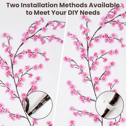 Guirlande Lumineuse Led En Forme De Branche De Cerisier En Fleurs