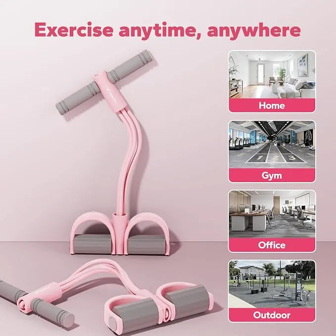 Appareil de Fitness Portatif à Pédale pour Renforcement Abdominal et Bras