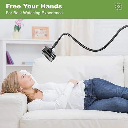 Support Téléphone à Bras Flexible pour un Visionnage Confortable