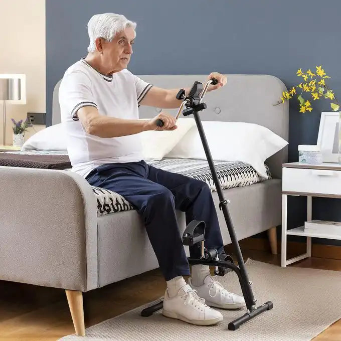 Vélo d'exercice à pédales - Exercice à domicile pour les bras et les jambes