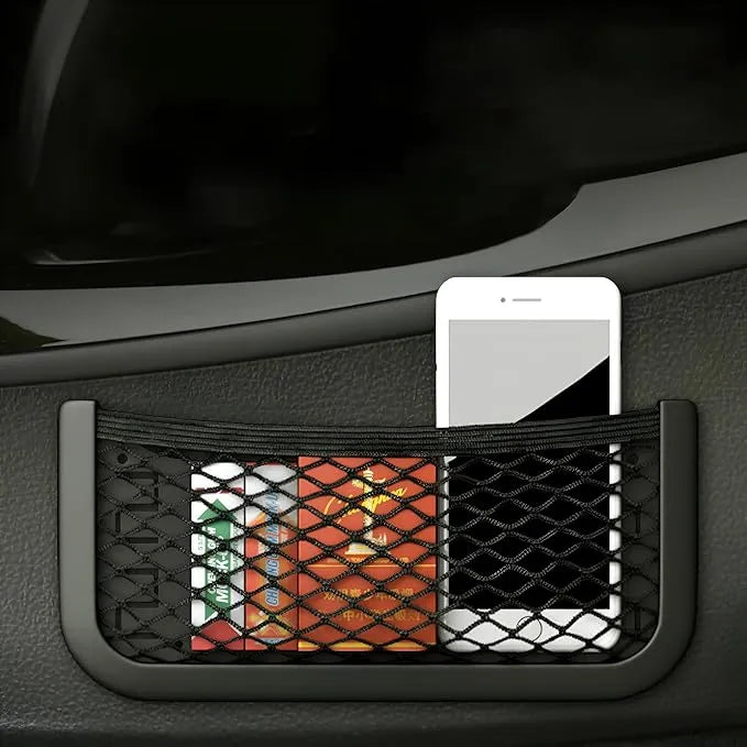 Poche en Filet pour Voiture – Rangement Téléphone et Petits Accessoires