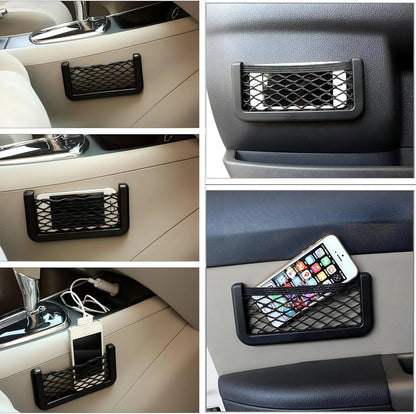 Poche en Filet pour Voiture – Rangement Téléphone et Petits Accessoires