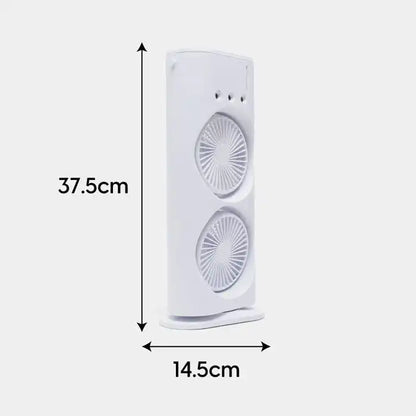 Climatiseur Portable Double Tête avec Brumisateur et Lumière LED