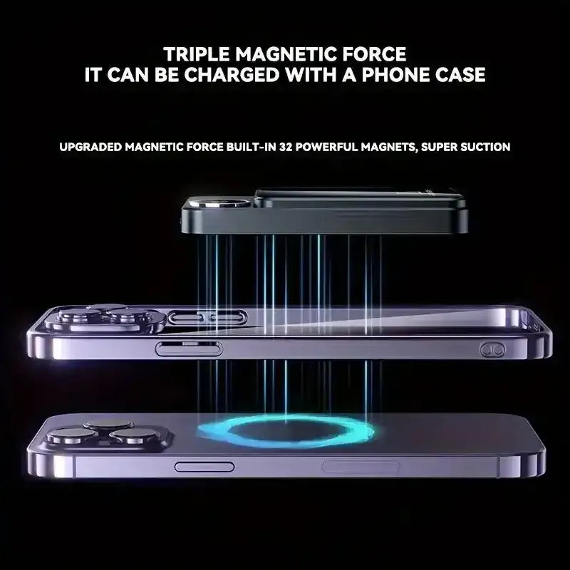 power bank Externe Magnétique 10000mAh avec Charge Rapide 22.5W et Écran LED