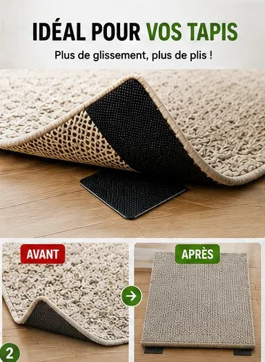 (20pc) Bandes adhésives anti-dérapantes pour tapis automobile et la maison