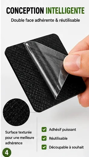 (20pc) Bandes adhésives anti-dérapantes pour tapis automobile et la maison