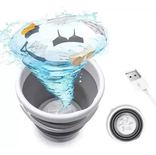 Mini Machine à Laver Portable USB à Ultrasons pour un Nettoyage Efficace