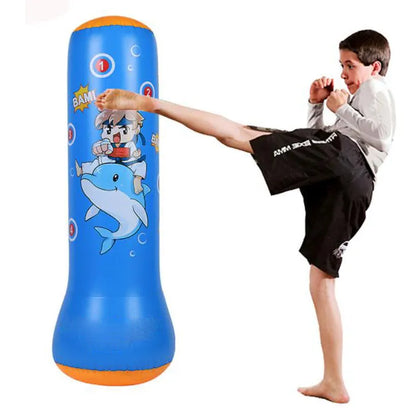 Sac de Boxe Gonflable Enfant – Jeu Sportif avec Retour Automatique