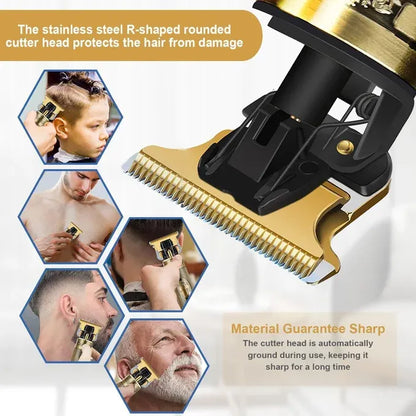 Tondeuse Professionnelle 3-en-1 pour Barbe, Cheveux et Nez
