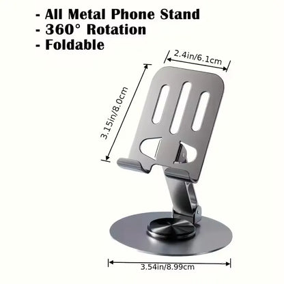 Support Téléphone avec Angle de Vision Réglable et Base Stable