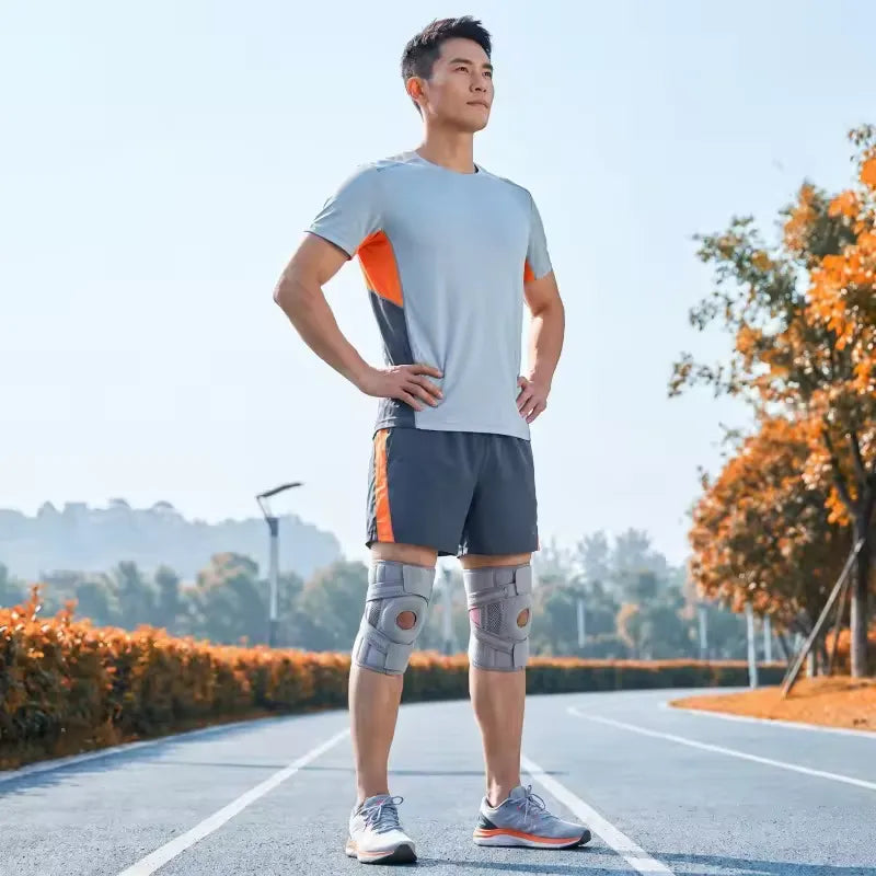 Genouillère de Compression avec Ouverture Rotulienne et Maintien Renforcé