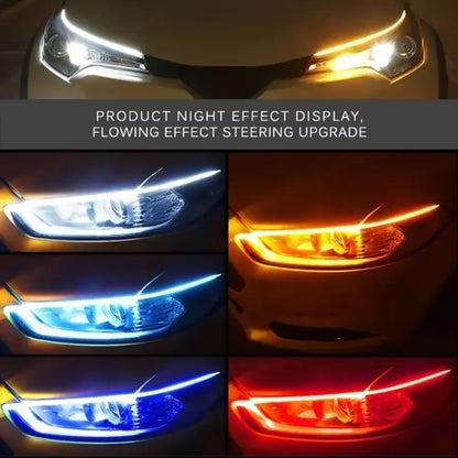 (2pc)Bande LED Flexible pour Phares de Voiture avec Design Élégant ( 60cm)
