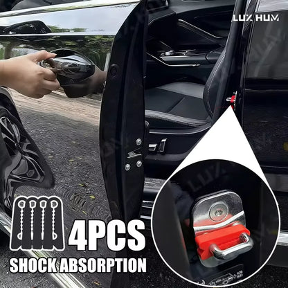 (4pc)Protections en Silicone pour Fermeture de Portière Facile et Silencieuse