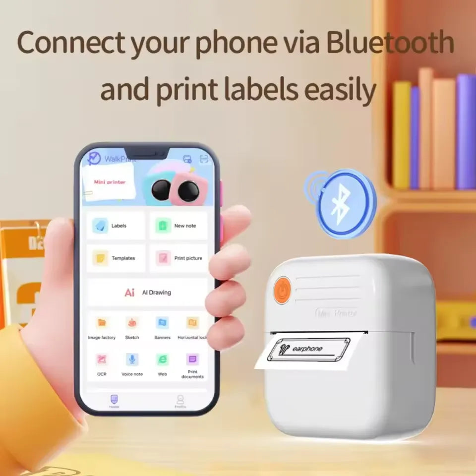Mini Imprimante Portable pour Photos et Notes depuis votre Smartphone