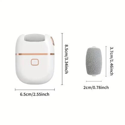 Appareil Électrique Anti-Callosités Rechargeable avec 3 Têtes & 2 Vitesses