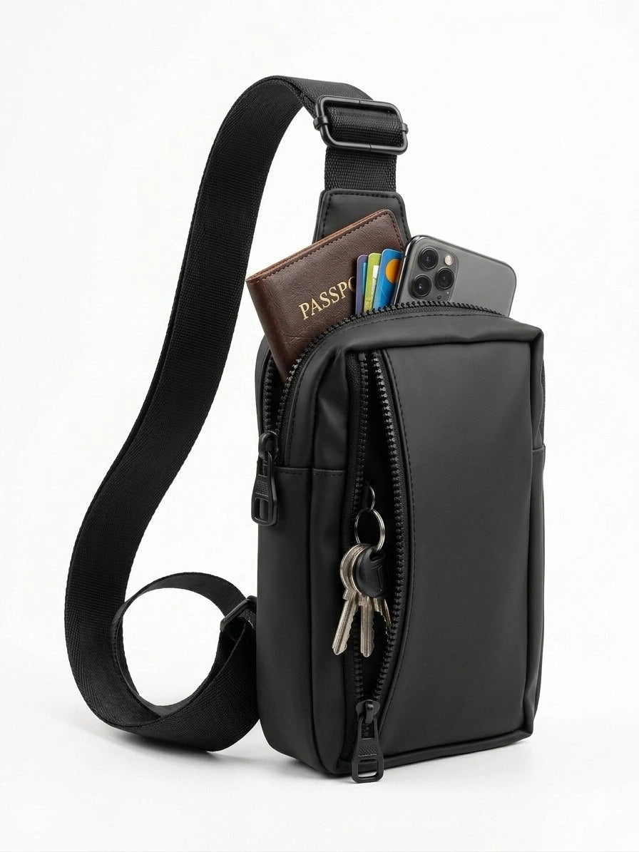 Mini Sac Bandoulière cuir Imperméable pour Homme et Femme