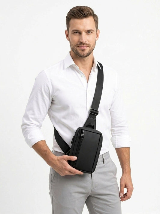 Mini Sac Bandoulière cuir Imperméable pour Homme et Femme