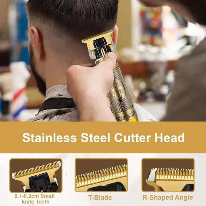 Tondeuse Professionnelle 3-en-1 pour Barbe, Cheveux et Nez