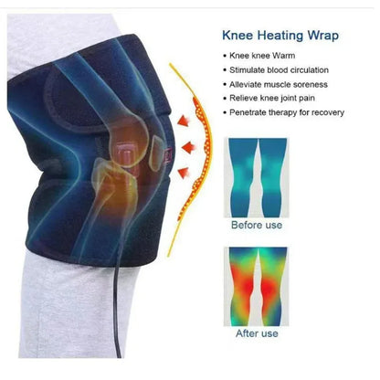 Genouillère Thermique Réglable pour Soulager les Douleurs du Genou