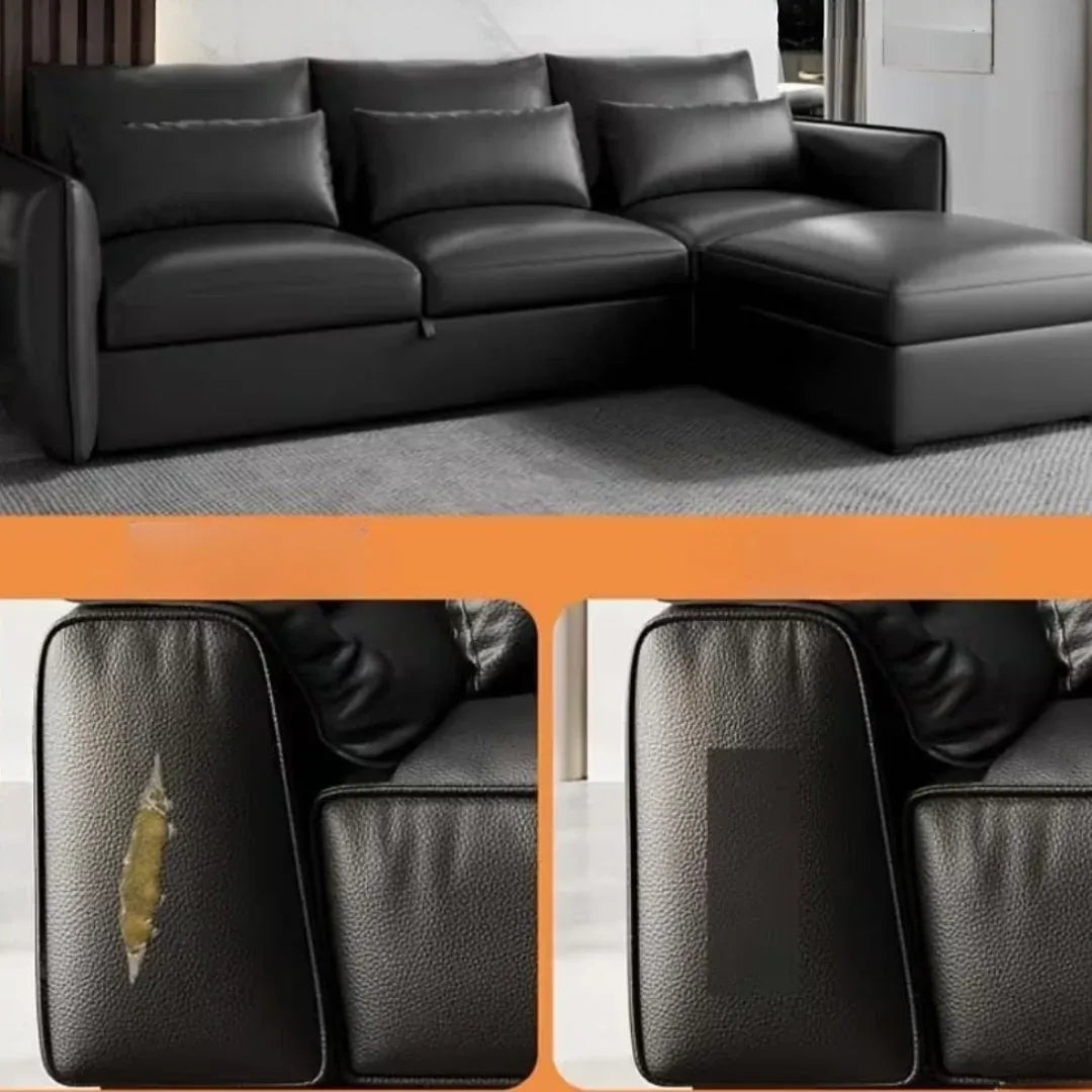 Patch en Cuir Imperméable pour Réparer les Fissures des Canapés et Fauteuils