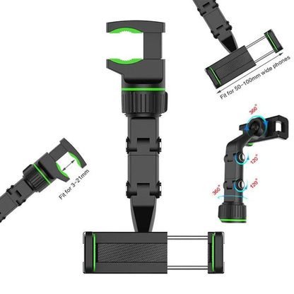 Support Téléphone 360° pour Voiture – Rotation Complète et Fixation Stable