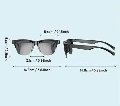 Lunettes Audio Intelligentes Sans Fil avec Protection UV