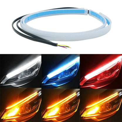 (2pc)Bande LED Flexible pour Phares de Voiture avec Design Élégant ( 60cm)