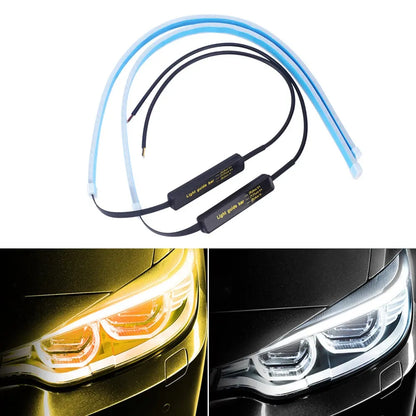 (2pc)Bande LED Flexible pour Phares de Voiture avec Design Élégant ( 60cm)